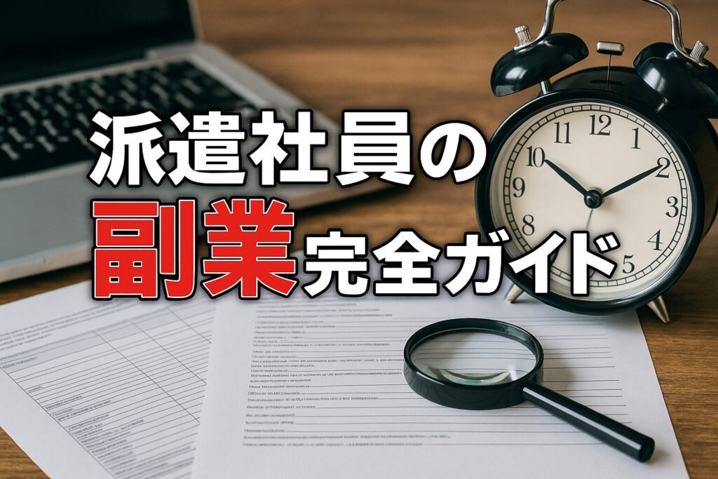 派遣社員の副業完全ガイド