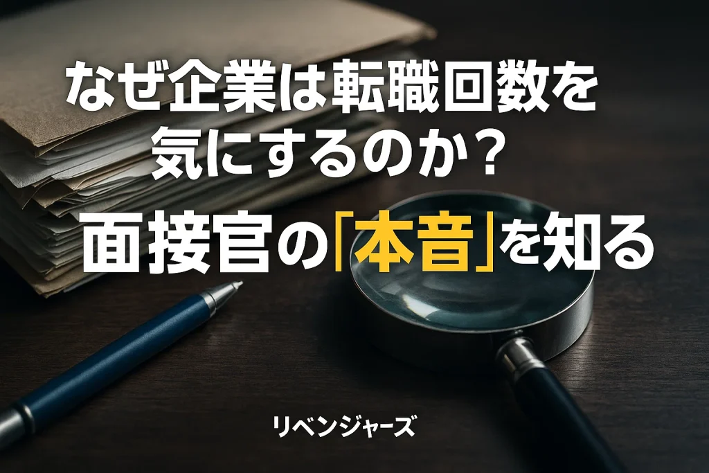 なぜ企業は転職回数を気にするのか?面接官の"本音"を知る