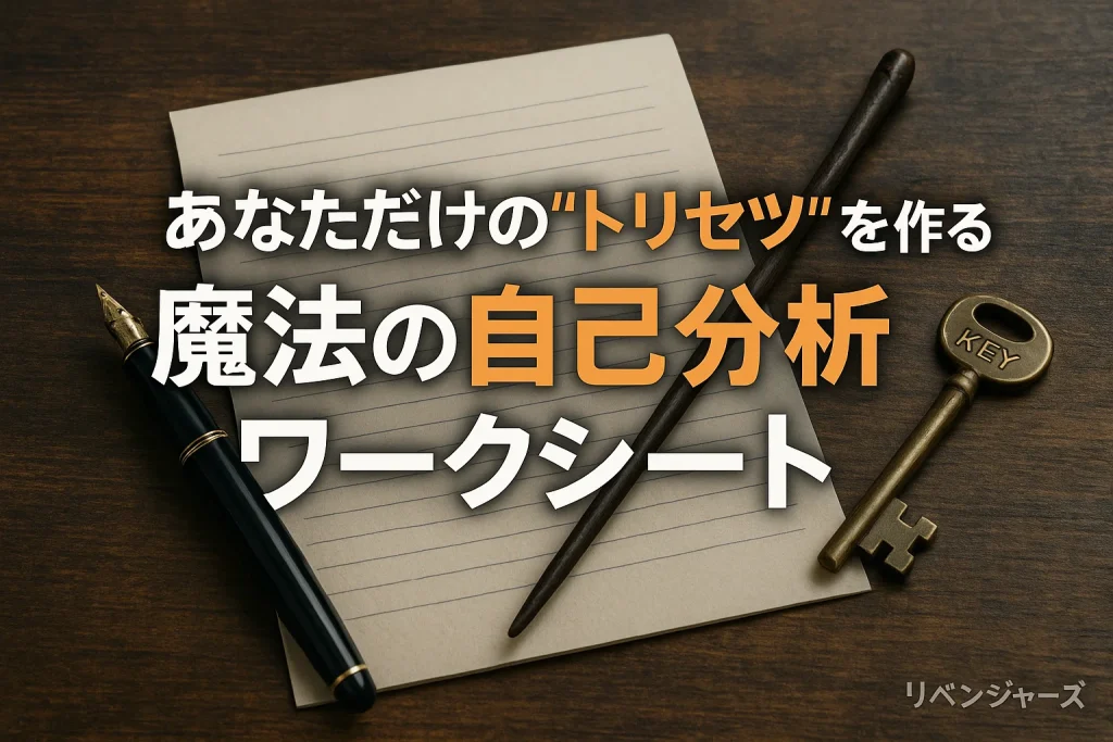 あなただけの"トリセツ"を作る「魔法の自己分析ワークシート」