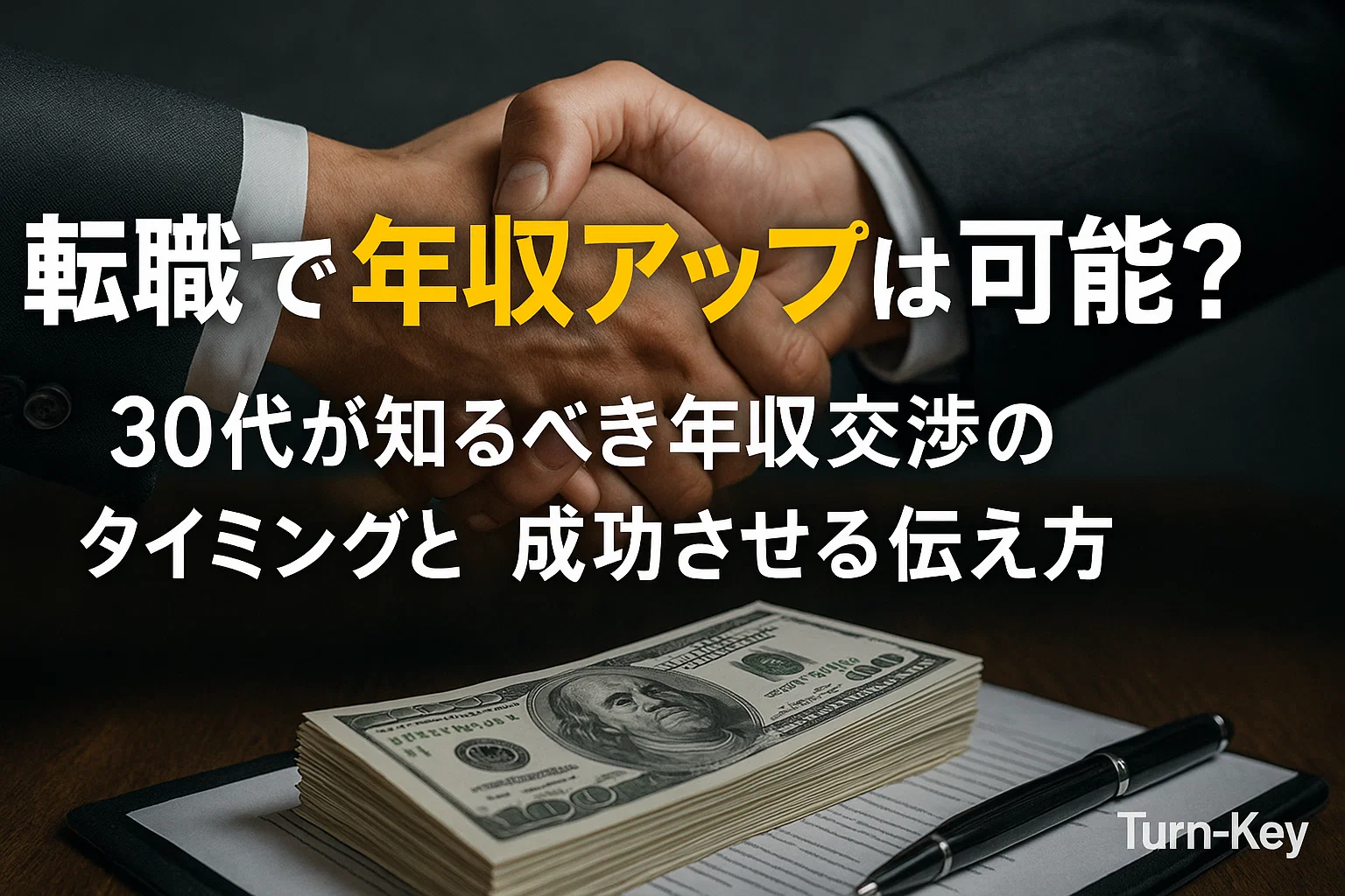 転職で年収アップは可能？30代が知るべき年収交渉のタイミングと成功させる伝え方