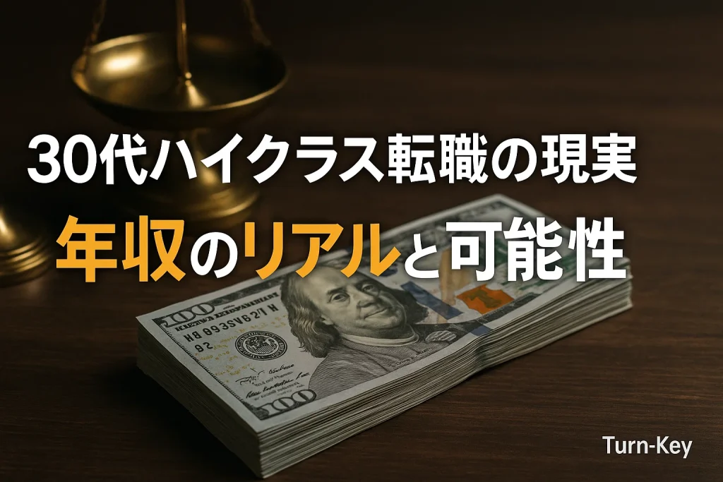 30代ハイクラス転職の現実｜年収のリアルと可能性