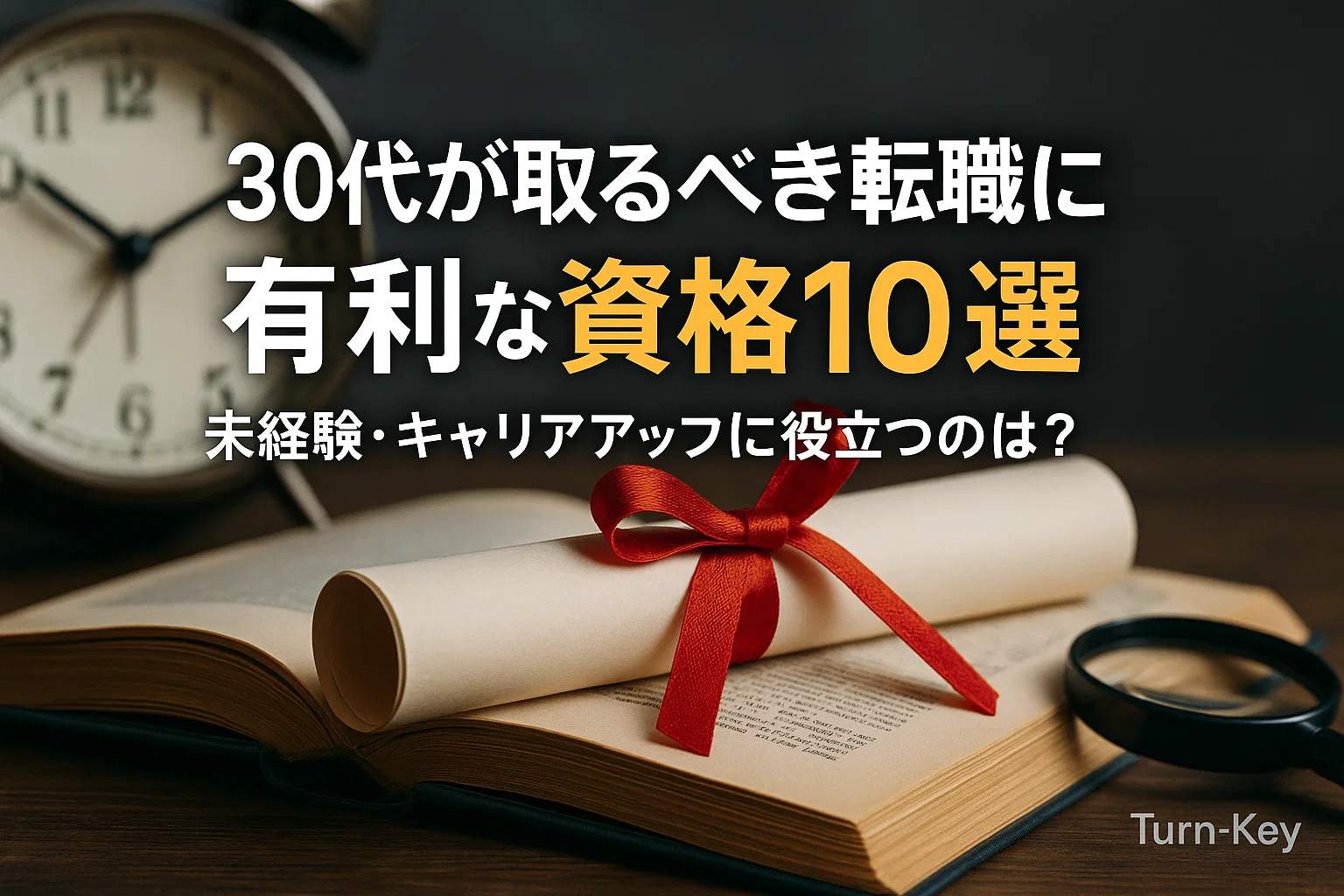 30代が取るべき転職に有利な資格10選｜未経験・キャリアアップに役立つのは？