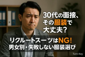 30代の面接、その服装で大丈夫？リクルートスーツはNG！男女別・失敗しない服装選び