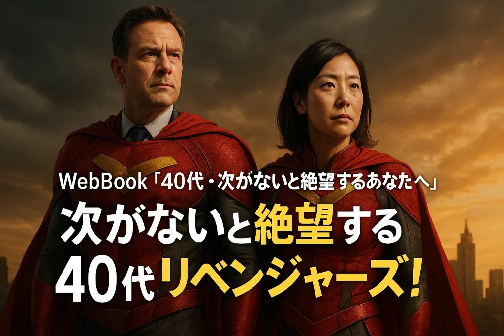 WebBook『40代・次がないと絶望するあなたへ』40代リベンジャーズ！
