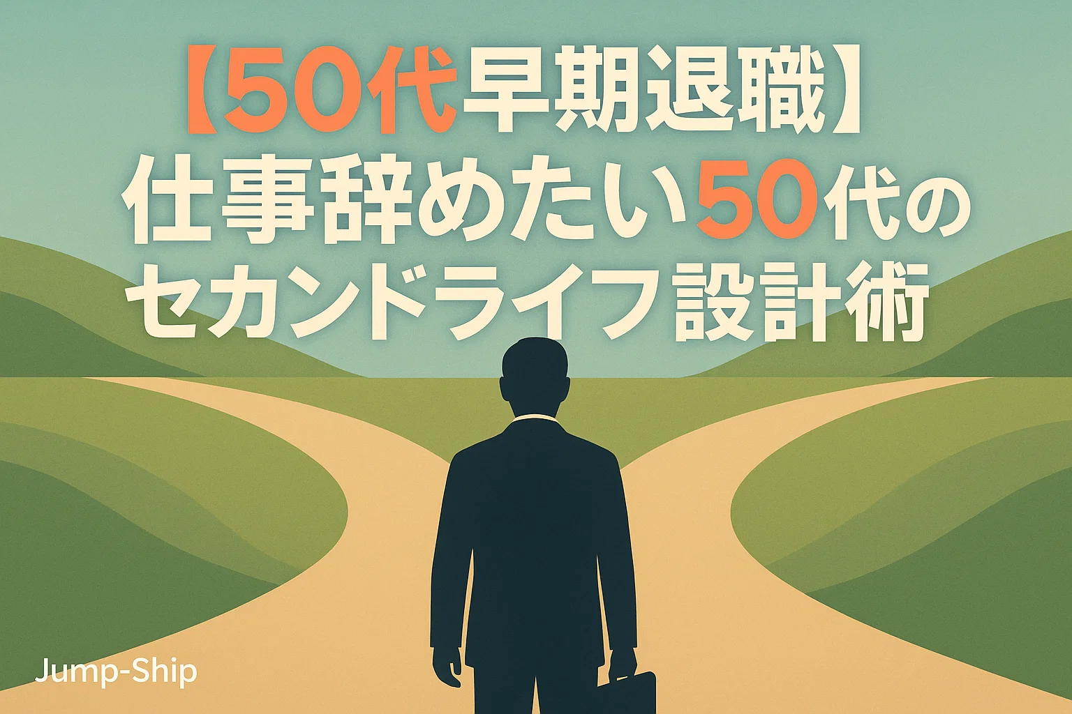 【50代早期退職】仕事辞めたい50代のセカンドライフ設計術