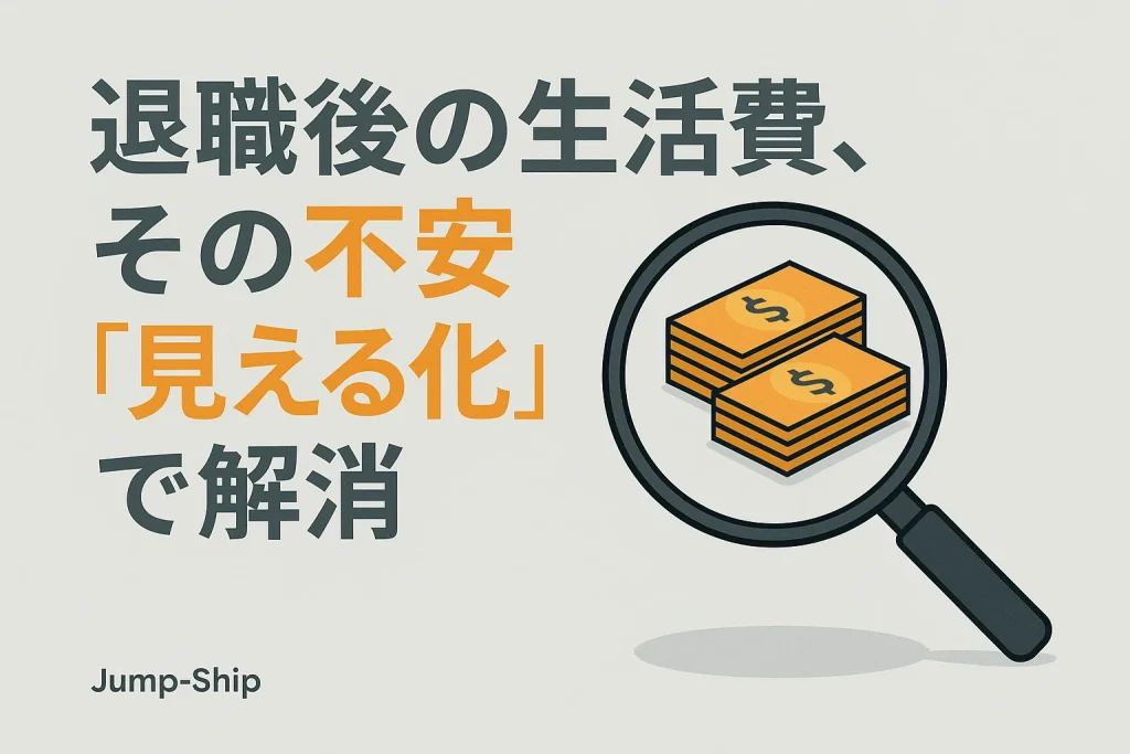 退職後の生活費、その不安「見える化」で解消
