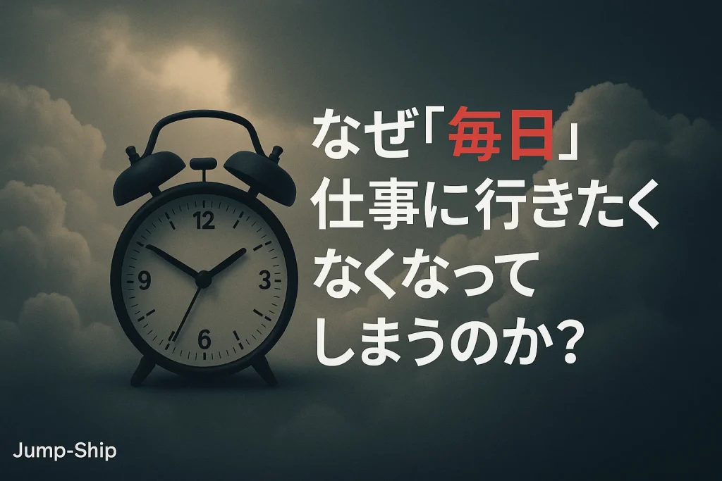 なぜ「毎日」仕事に行きたくなくなってしまうのか?