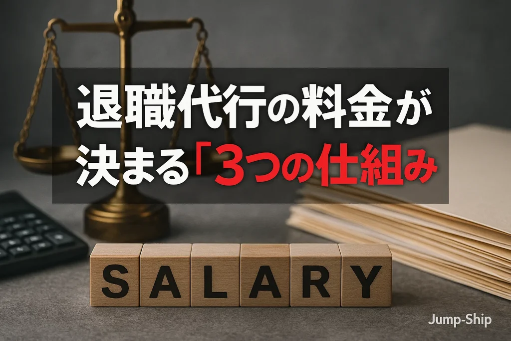 退職代行の料金が決まる「3つの仕組み」