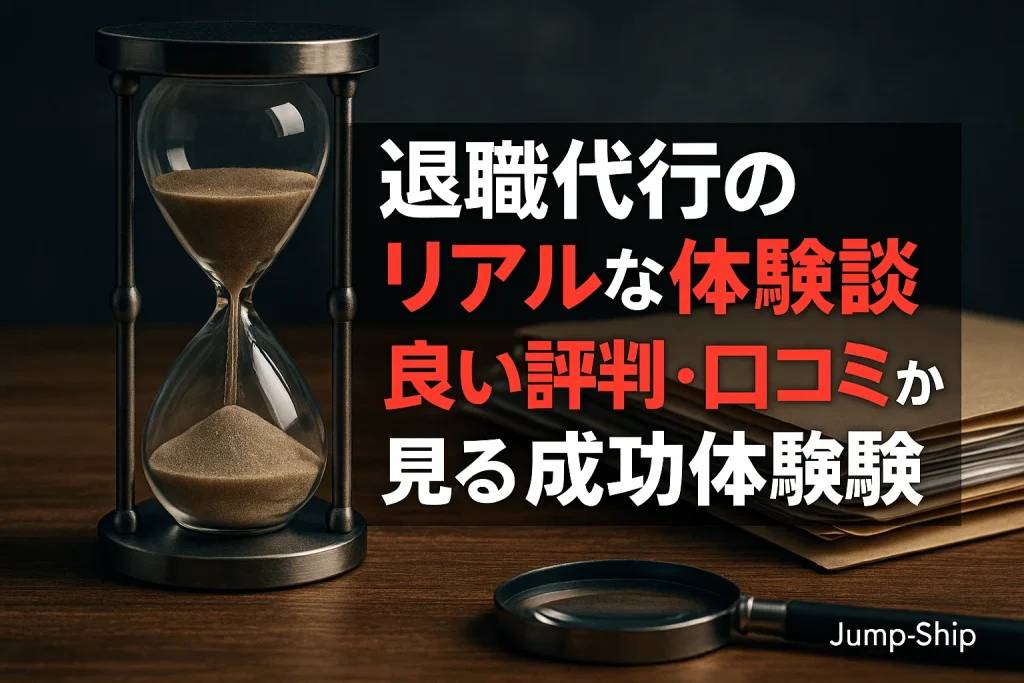 退職代行のリアルな体験談:良い評判・口コミから見る成功体験