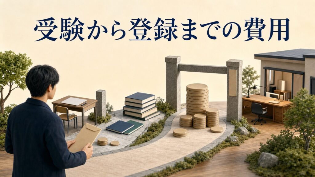 行政書士の費用は総額いくら？受験料〜登録費用25〜35万円を完全解説【2026年最新】