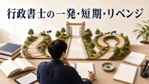 行政書士の一発合格率は約4割｜短期合格の条件とリベンジ敗因診断【2026年最新】