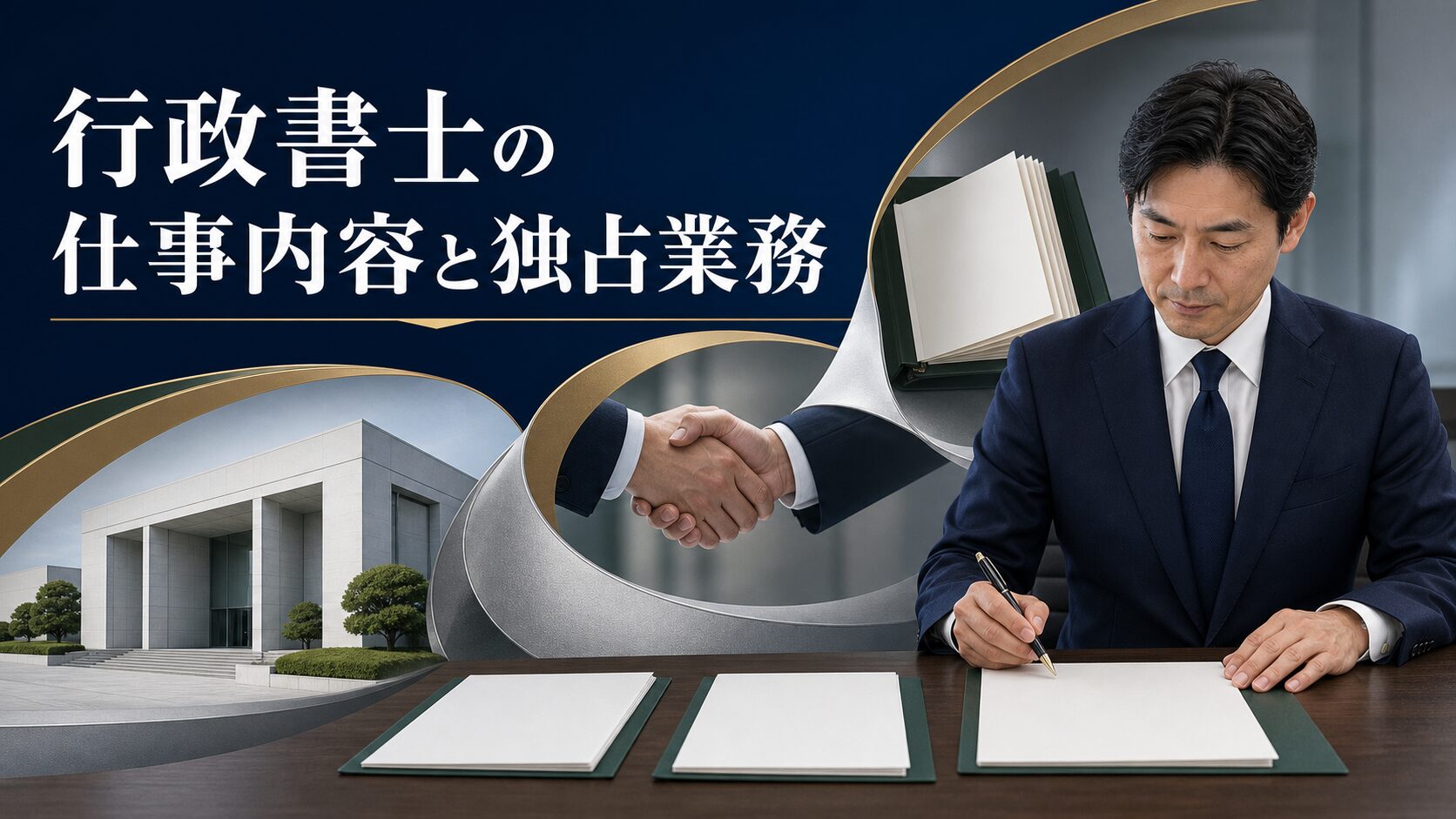 行政書士の仕事内容と独占業務3つ｜他士業との違い・できないことも解説