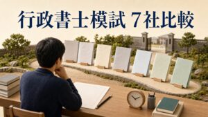 行政書士の模試おすすめ7社比較2026｜記述添削・全国順位で選ぶ