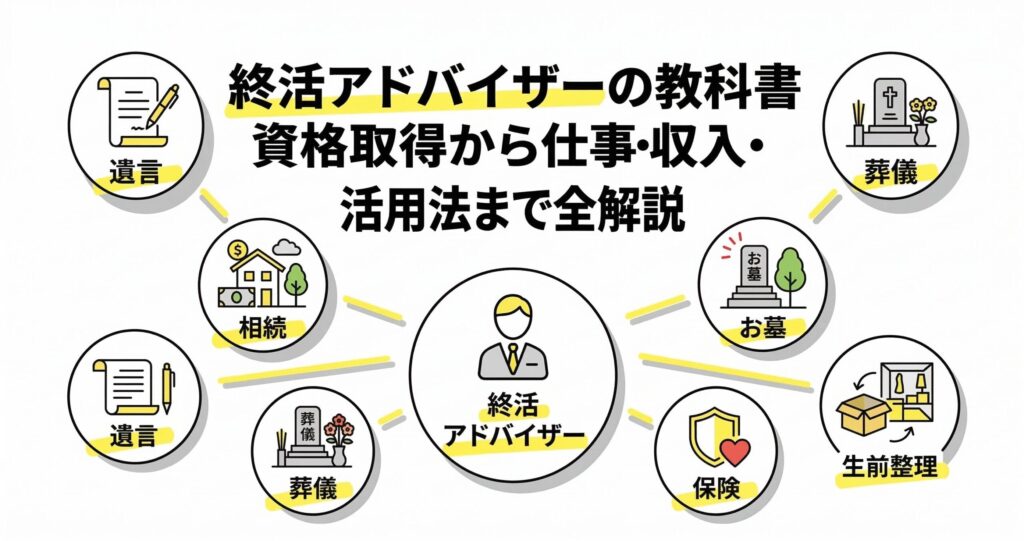 終活アドバイザーの教科書｜資格取得から仕事・収入・活用法まで全解説