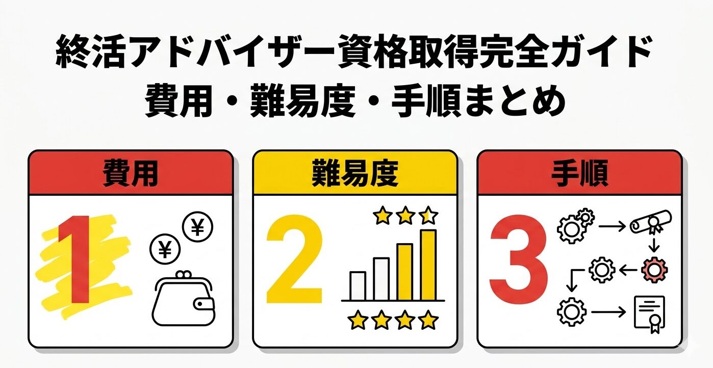 終活アドバイザー資格取得完全ガイド【費用・難易度・手順まとめ】