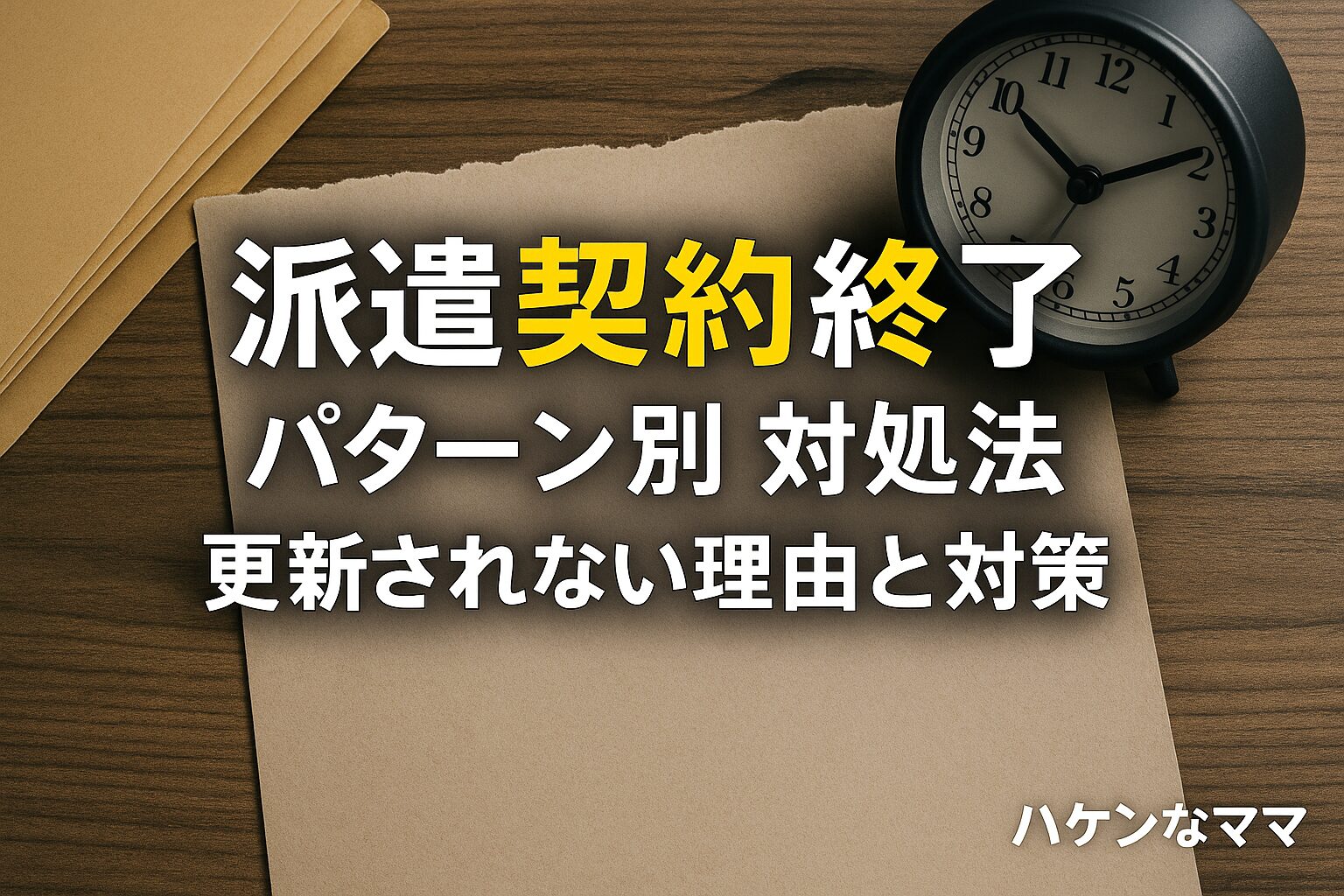 派遣が契約更新されない！理由と対処法