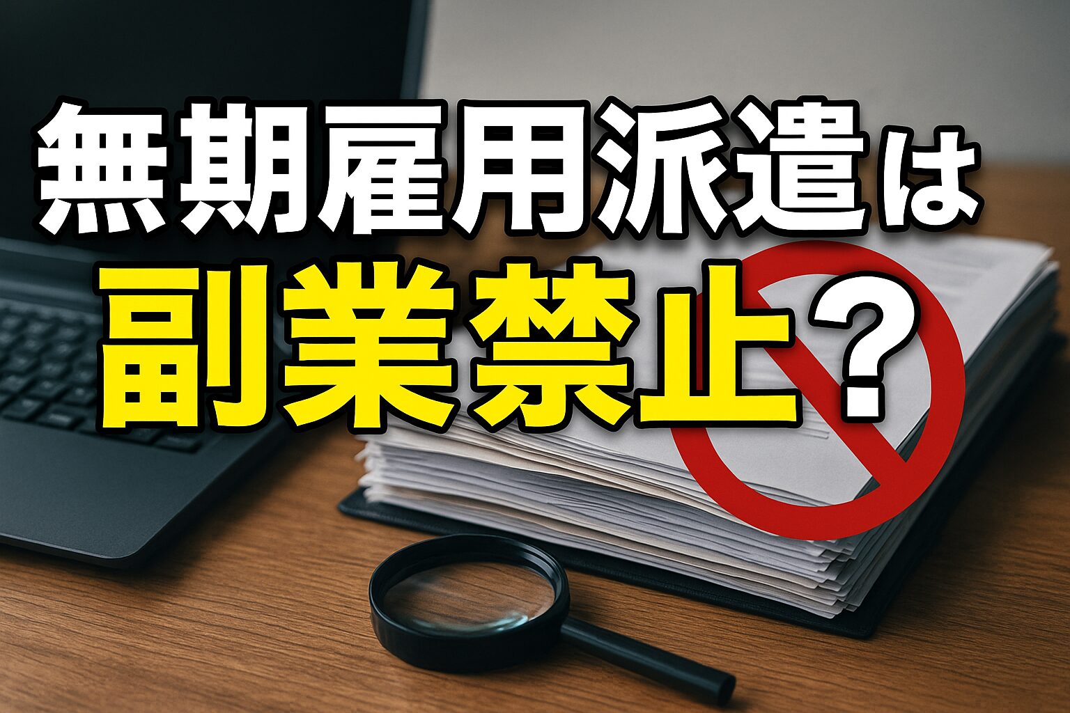 無期雇用派遣は副業禁止