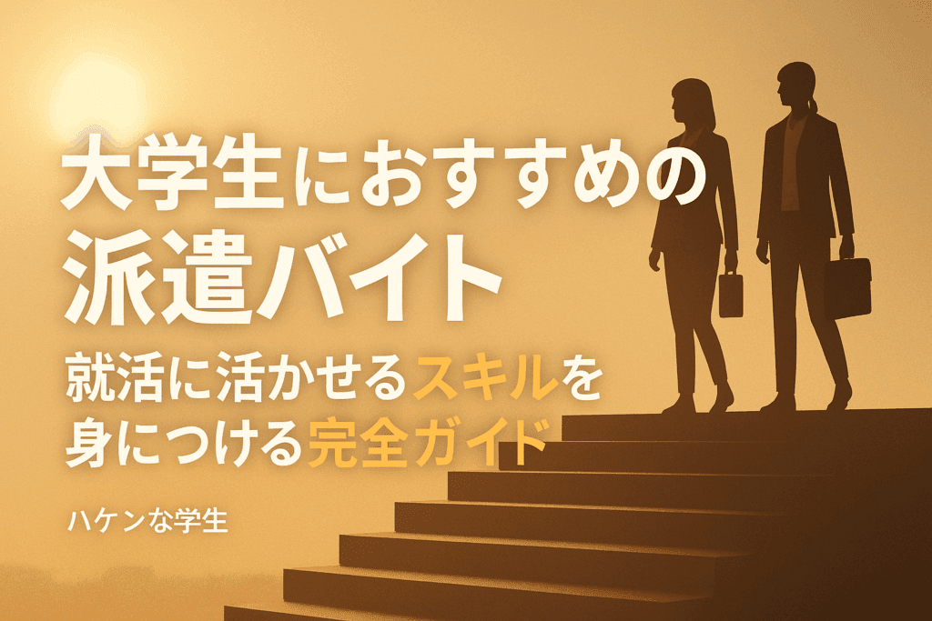 大学生におすすめの派遣バイトを徹底解説｜就活に活かせるスキルを身につける完全ガイド