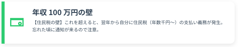 年収100万円の壁